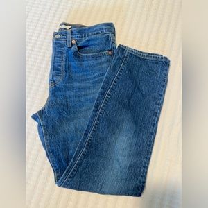 Levi’s premium wedgie style jeans